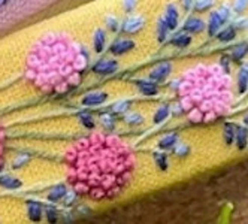 Handcrafted Floral Embroidered Linen Headband | Aesthetic Boho Hair Accessory for Women & Girls